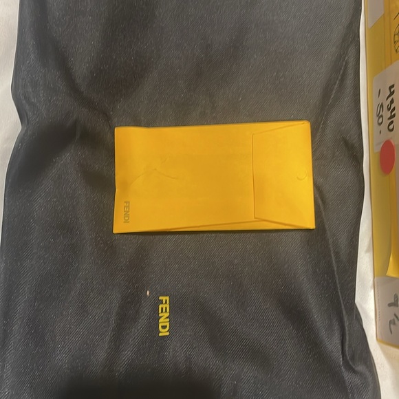 FENDI, EUC, AUTHENTIC 39.5. Perfect condition and gorgeous poppy color. - Picture 7 of 10